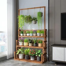 3 Tier Plant Shelf Hanging Bar