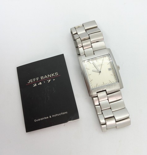 Jeff banks mens square - square, watch