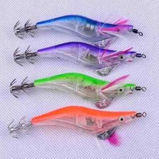 4Pcs Luminous Shrimp Lure