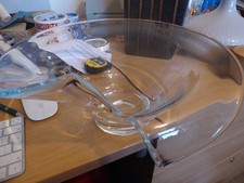 Decorative large glass - , serving