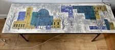 Vintage Myer Formica Warerite London Scene Coffee Table MCM John Piper Style 60s