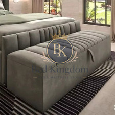 Large Plush Velvet Upholstered