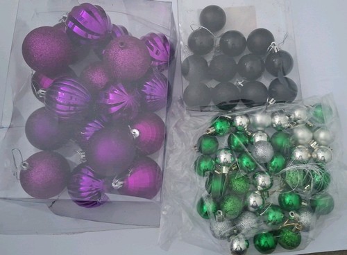 Large bundle baubles black - large, of
