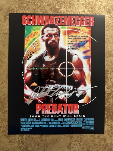 Predator signed 8x10 - predator,
