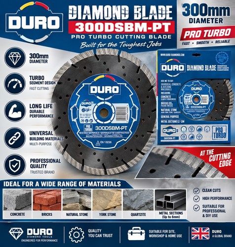 Duro 300mm diamond cutting - 300mm,