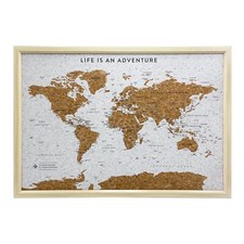 Travel Cork Board World Map