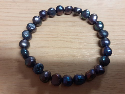 Handmade iridescent purple