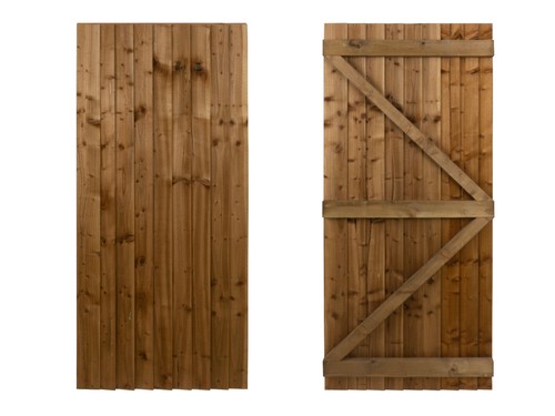 Garden fense side gate wooden - garden,