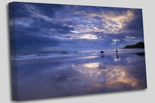 The last surfer at Woolacombe