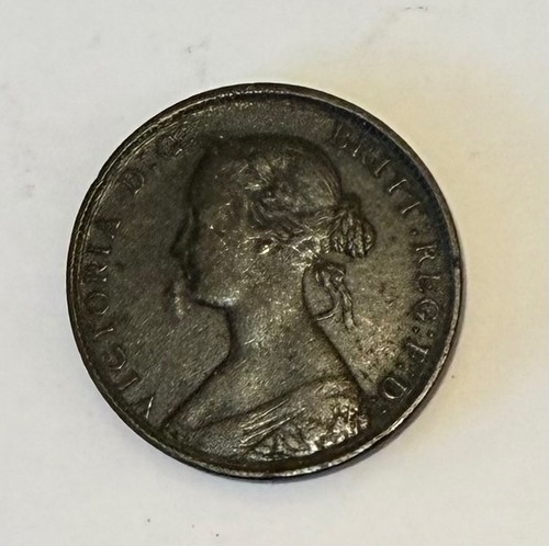 1862 halfpenny victoria - halfpenny,