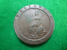 1797 George III Cartwheel Twopence Coin