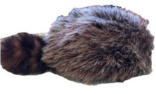 Vtg Raccoon Real Tail Only Hat