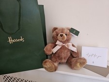Harrods 10" Margarita Bear Soft Plush Teddy Bear Gift Bag & Card Christmas Xmas