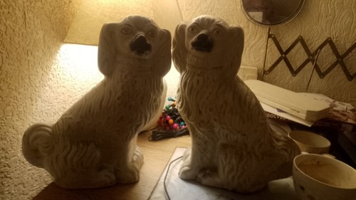 Pair old china - pair, of