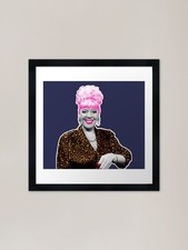 Bet Lynch Poster Framed Art