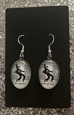 SILVER 925 ELVIS PRESLEY EARRINGS ROCK N ROLL 50s 60s THE KING JEWELLERY GIFT
