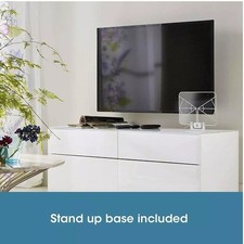 SLX INDOOR TV BOOSTER AERIAL DIGITAL FREEVIEW 4K HD PAPER-THIN TRANSPARENT