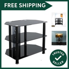 Glass Corner TV Stand –