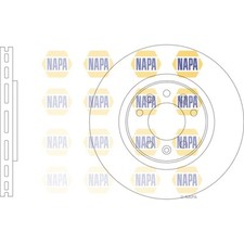 2x Brake Discs Vented For