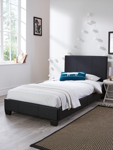 Ellis faux leather single bed - ellis,