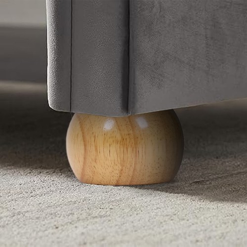 Set round solid oak - round,