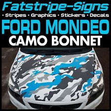to fit FORD MONDEO CAMO BONNET GRAPHICS STRIPES STICKERS DECAL TITANIUM ZETEC ST