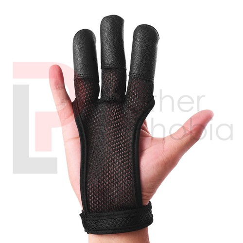 Archery finger cow leather - archery, 3