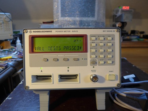 Rohde schwarz power - rohde, meter