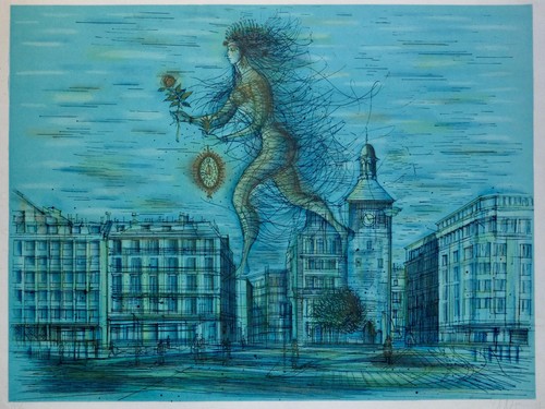 Jean carzou original - jean, carzou,