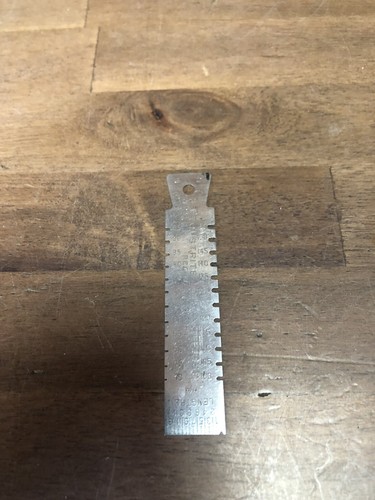 Vintage justrite hand - justrite, gauge