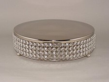 Cake Stand 14"D 4"Hi Nickel