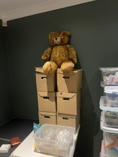 LARGE OLD CHILDHOOD TEDDY BEAR