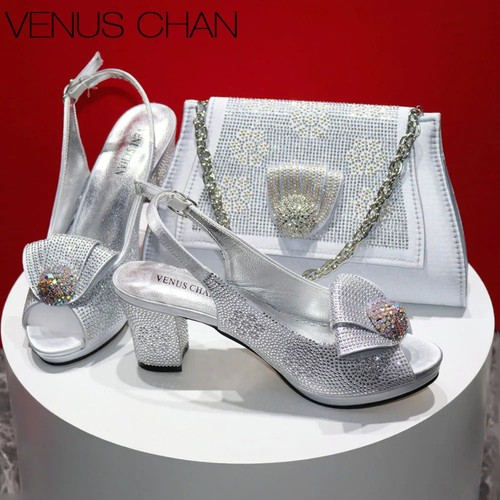 Peep toe shoes matching bag - peep,