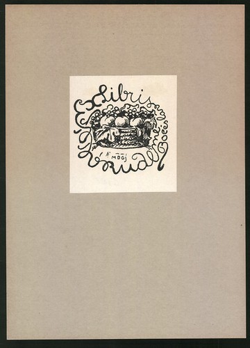 Bookplate mdgj basket - mdgj,,