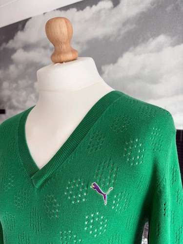 Puma green vented golf - puma, sweater