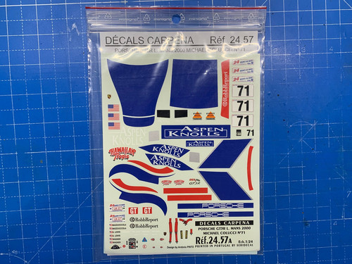 Carpena decals porsche - 1/24,