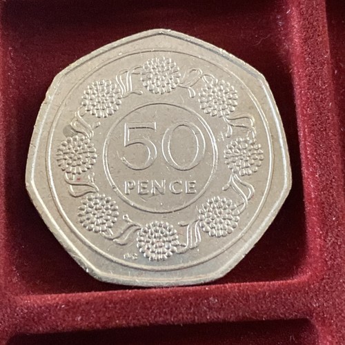 1988 gilbraltor 50p candytuft - 1988,
