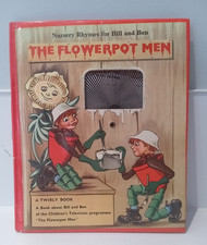 RARE BILL BEN FLOWERPOT MEN HARDCOVER TWIRLY NURSERY RHYMES BOOK TV
