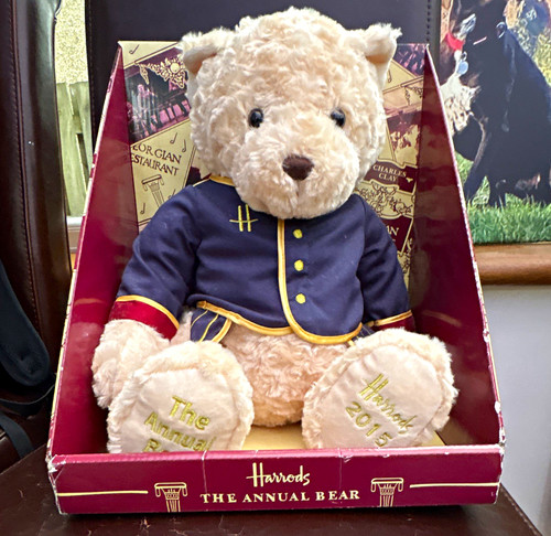 Harrods annual bear 2015 beige - harrods,
