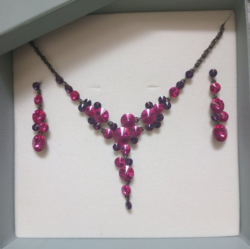 Pink purple crystal rhinestone - purple,