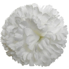 144 faux  white or ivory carnation picks buttonholes/wreaths ,BACK IN STOCK