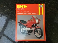 BMW K100 (2-Valve) 1983 to 1987 & K75 85 to 1987 SERVICE REPAIR MANUAL BY HAYNES