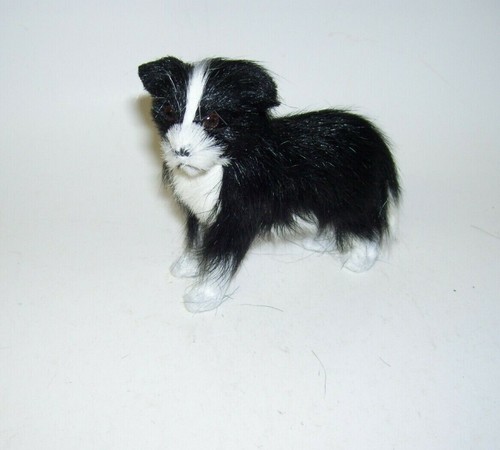 Vintage plush miniature collie - plush,