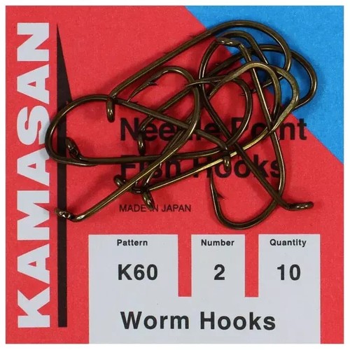Kamasan k60 worm hooks fishing - kamasan,