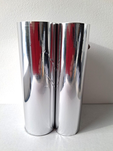 Silver foil rolls used - silver, for