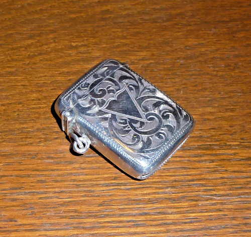 Antique solid silver - solid, vesta