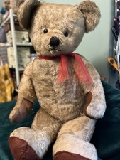 Large 1930s Straw Filled Teddy