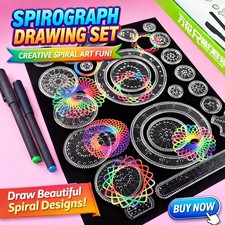 22Pcs Spirograph Drawing Set