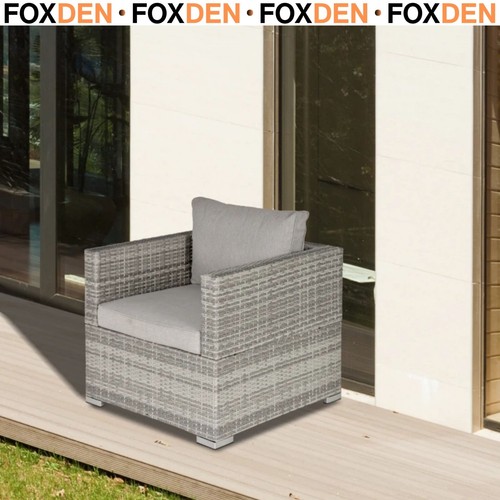 Single seater rattan chair - rattan,