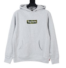 Supreme Camo Box Logo Hoodie In Grey - Size LARGE - Brand New with Tags